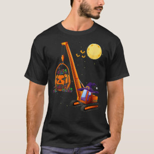 Camiseta Veículo de Construção - Pumpkin de Caminhão de Cra