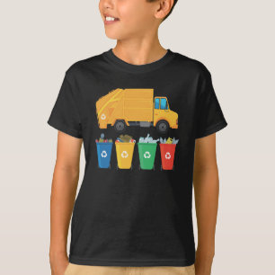 Camiseta Veículo de Gestão de Resíduos de Reciclagens de