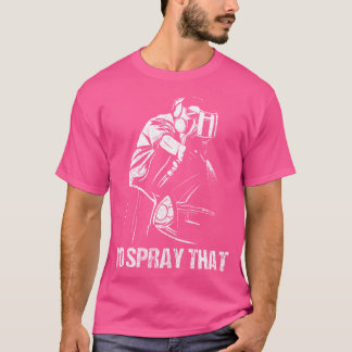 Camiseta Veículo Detalhador Automóvel De Pintor Automóvel A