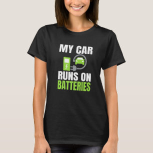 Camiseta Veículo Elétrico Carro Meu Carro Funciona Em Lote