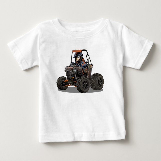 Camiseta Veículo off-road de desenho animado UTV (Frente)