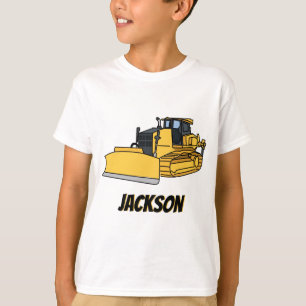 Camiseta Veículo personalizado da construção da escavado