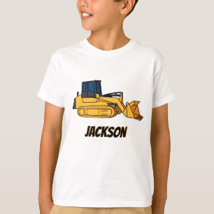 Camiseta Veículo personalizado da construção do carregad