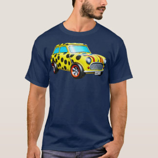 Camiseta Veículo Quimológico Polka Dotado De Mini Cooper Re