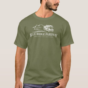 Camiseta Veículo Recreacional de Pista Azul
