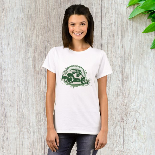 Camiseta Veículo Rodoviário Verde (Criador carregado)