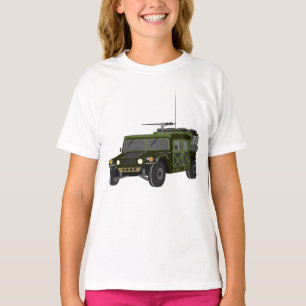 Camiseta Veículo Tático Todo-Terreno Humvee Militar