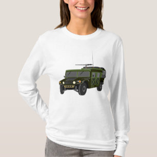 Camiseta Veículo Tático Todo-Terreno Humvee Militar