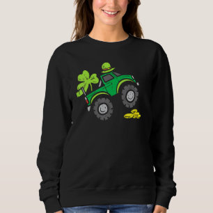 Camiseta Veículos De Caminhão De St Pattyday Para Rapazes C