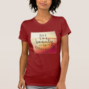 Camiseta Veja a beleza em tudo