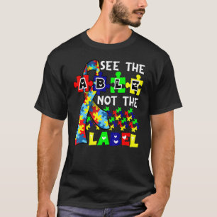 Camiseta Veja A Capacidade De Não Conhecer O Autismo Do Rót
