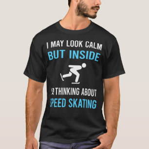 Camiseta Veja a velocidade tranquila do Skate de patinagem