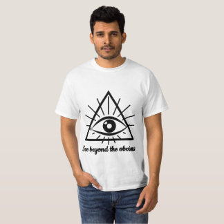Camiseta Veja além do óbvio | Paz é Poder