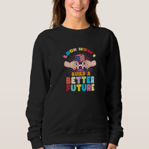Camiseta Veja como construo um futuro melhor para o meu Dom