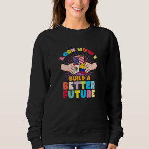 Camiseta Veja como construo um futuro melhor para o meu mul