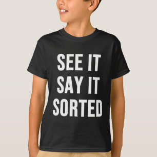 Camiseta Veja, Diga, Organizado