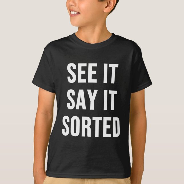 Camiseta Veja, Diga, Organizado (Frente)