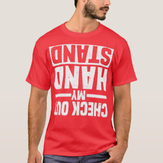 Camiseta Veja Meu Humor De Ginástica Engraçado