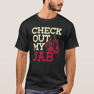 Camiseta Veja Meu Jab Womens Boxer Luvas Boxer