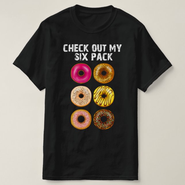 Camiseta veja meu pacote de seis (Frente do Design)