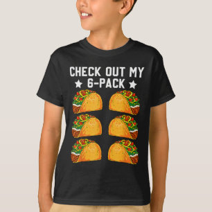 Camiseta Veja Meu Pacote De Seis Tacos De Seis Embalagens M
