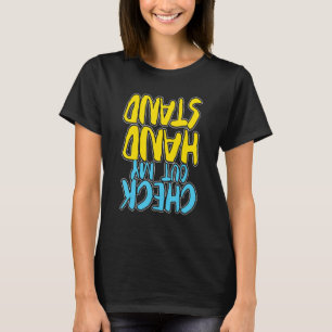 Camiseta Veja Meu Suporte - ginasta de ginástica
