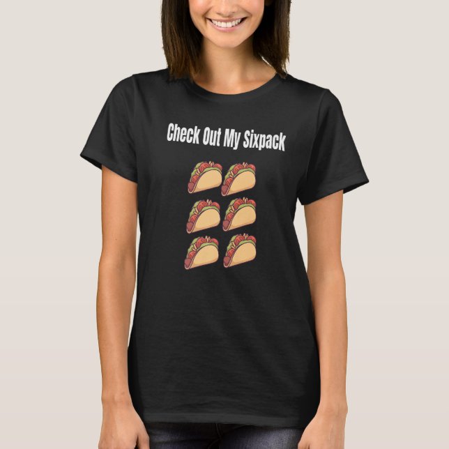 Camiseta Veja Meu Taco De 6 Embalagens Abs (Frente)