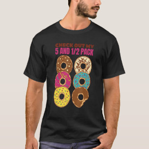 Camiseta Veja minha Rosquinha de meia-embalagem de 5 e 12