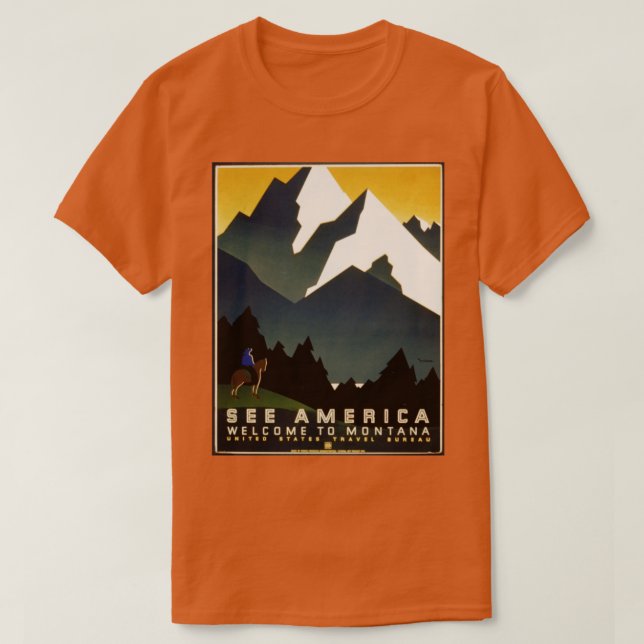 Camiseta Veja Montana (Frente do Design)