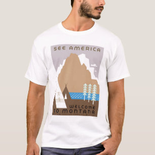 Camiseta Veja Montana & América WPA 1938