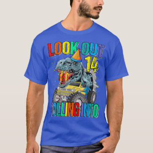 Camiseta Veja O Dinossauro Monstro De Caminhão