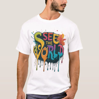 Camiseta Veja o mundo