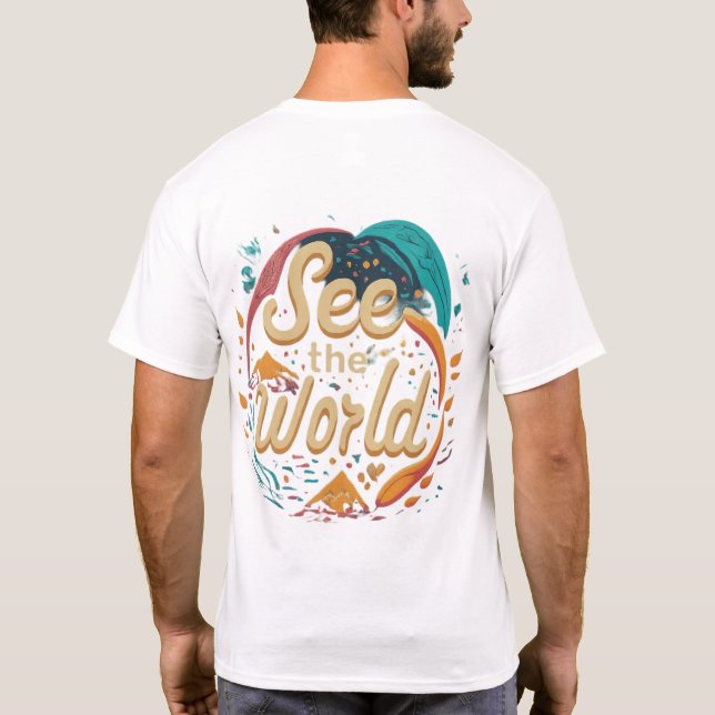 Camiseta Veja o mundo (Verso)