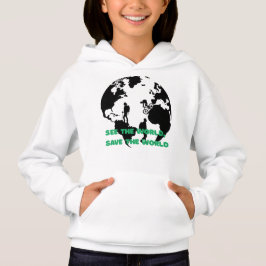 Camiseta Veja o mundo salvando o mundo do ciclismo