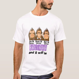 Camiseta Veja que para falar não ouça nenhum cancer 1