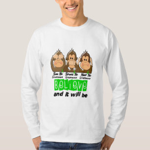 Camiseta Veja que para falar não ouça nenhum linfoma 3 de