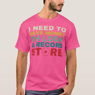 Camiseta Veja Uma Gravação Loja Funny Vinyl Coletando LP Re