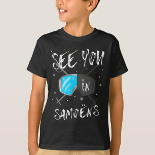 Camiseta Vejo Você Em Samoëns França Férias De Caminhada Es