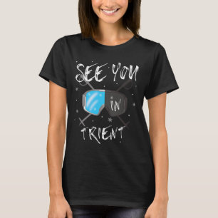 Camiseta Vejo Você Em Trient Caminhando Na Itália Férias De