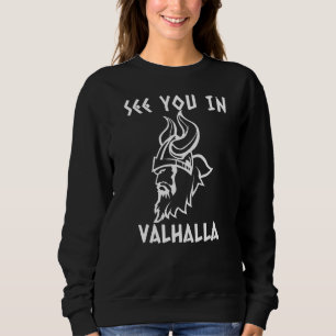 Camiseta Vejo Você Em Valhalla Viking