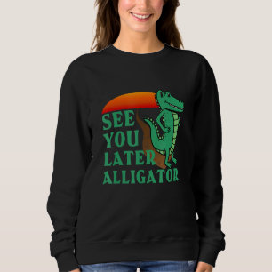 Camiseta Vejo Você Mais Tarde Jacaré Crocodilo Para Homens