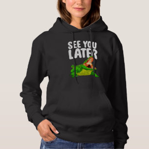 Camiseta Vejo Você Mais Tarde Mulheres Alligando Novidade