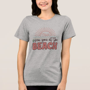 Camiseta Vejo você na praia