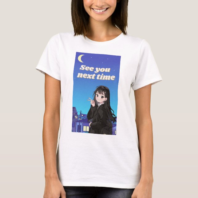 Camiseta Vejo você na próxima vez (Frente)