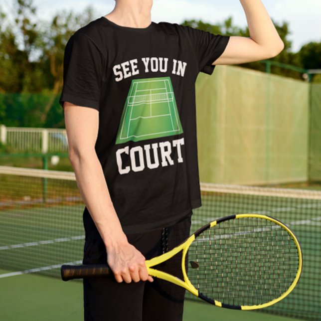 Camiseta Vejo Você No Tribunal (see you in court tennis t-shirt)