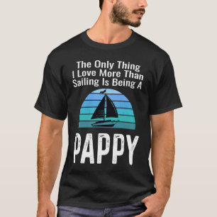 Camiseta Vela Barco a Vela Amor Mais Do Que Barco Vovô Gran