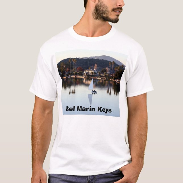 Camiseta Vela de dezembro, chaves de Marín do Bel (Frente)