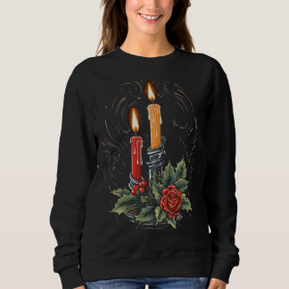 Camiseta Vela de Natal Janta à luz da Véspera de Natal