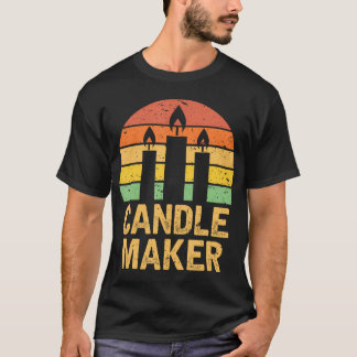 Camiseta Vela do trevo de cera de soja Makinga