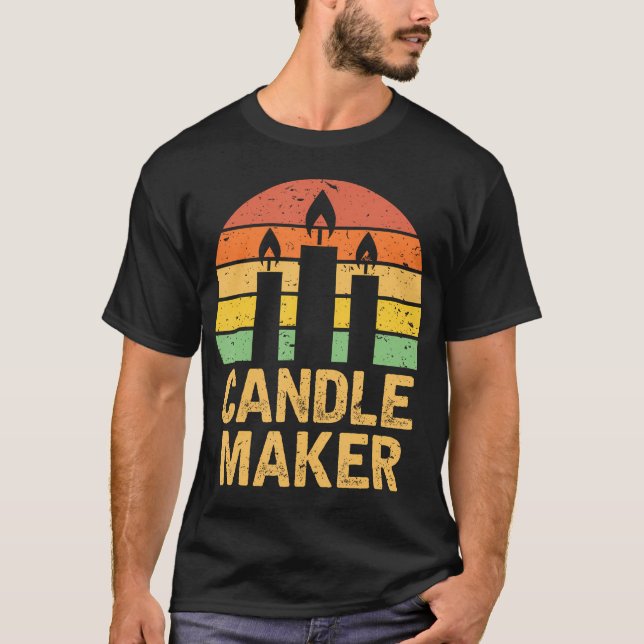 Camiseta Vela do trevo de cera de soja Makinga (Frente)